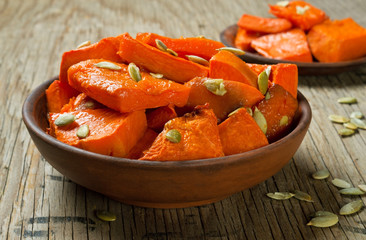 Baked pumpkin