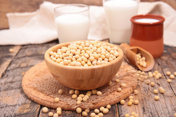 soy bean and soy milk
