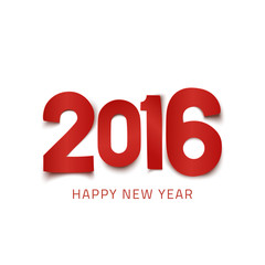 Happy New Year 2016 poster template.
