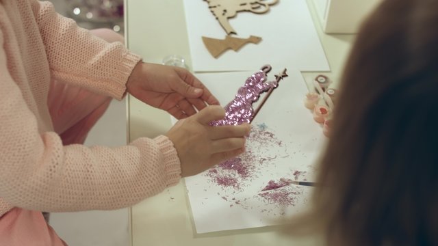 Christmas toys with their own hands