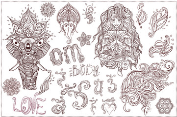 Naklejka premium Beautiful card