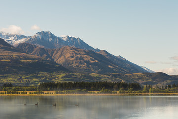 majestic view of Diamond Lake