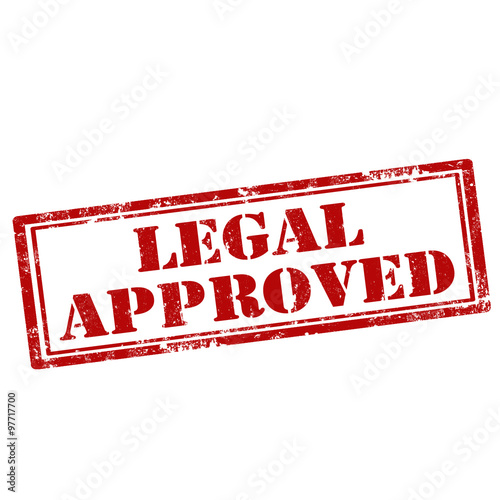 "Legal Approvedstamp" Stock image and royaltyfree vector files on