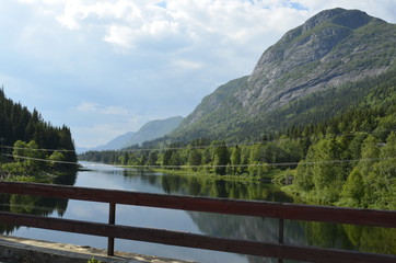 Fototapeta na wymiar Лето в Норвегии
