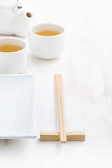 table setting for a Japanese meal