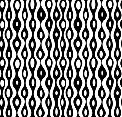 vector seamless abstract monochrome pattern - 97719322
