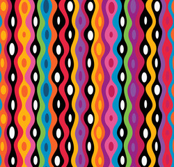 vector seamless abstract multicolor pattern - 97719328