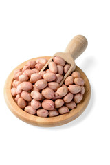 pink peanuts on white, (large depth of field, taken with tilt shift lens)