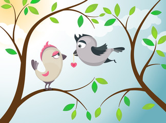 Love birds.