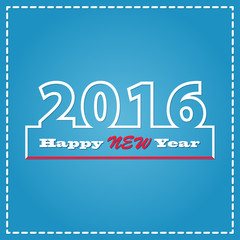 Happy New Year 2016 Wallpaper Design