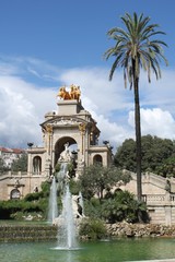 Barcelona, Kaskadenbrunnen im Parc de la Citadella