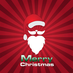 Merry Christmas Greeting Card Design
