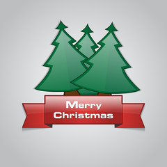 Merry Christmas Greeting Card Design
