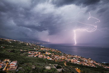 Storm on the coast