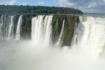 アルゼンチン側のイグアスの滝