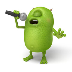 Little monster is singing © Jane
