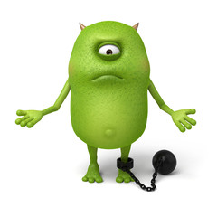 Little monsters become prisoner