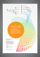 Abstract flyer template