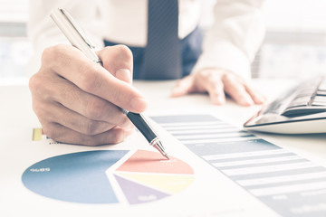 Man Analysis Business Report. Accounting