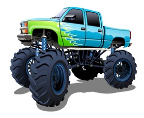 Cartoon Monster Truck © Mechanik