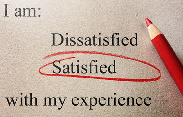 Satisfied survey
