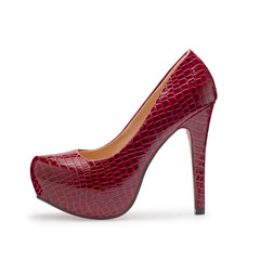 Red high heels, symbolic photo for fashion and elegance
