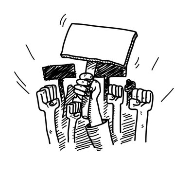 wallpapers Protesters Drawing https stock adobe com images protesting a hand drawn vector doodle illustration of people protesting about something the blank protest board could be filled with text of your own choice 97729333 start checkout 1 content id 97729333