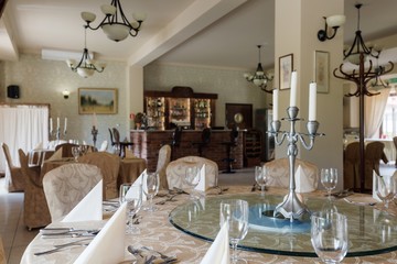 Elegant banquet room