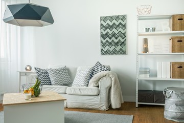 Modern design of living room