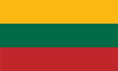 Standard Proportions for Lithuania Flag