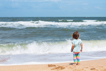 Child on the seaside