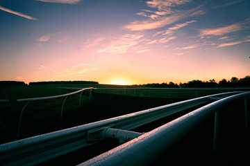 sun rise over warren hill, Newmarket