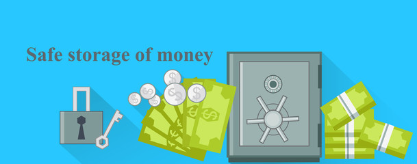 Safe Storage of Money Design Flat