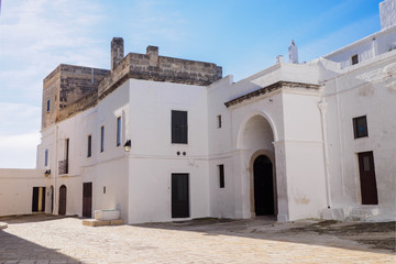 Fototapeta na wymiar Typical white houses in Apulia region - Italy