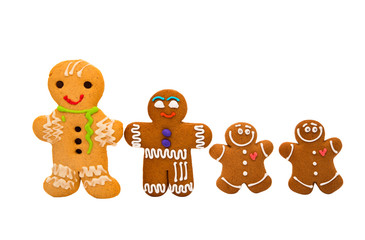 gingerbread man isolated