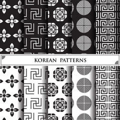 korean vector pattern,pattern fills, web page background,surface