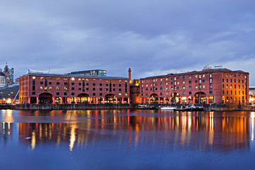 View of Liverpool's Historic Waterfront Taken From Albert Dock
