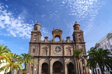 Fotobehang Las Palmas cathedral, Gran Canaria © Tupungato