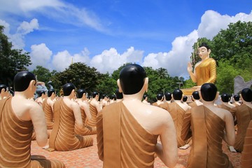 The Beautiful Thailand Art on Summer day
