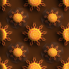 Plastic background tiles