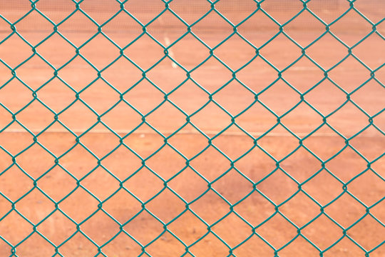 fence tennis court pattern