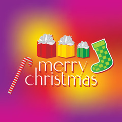 creative Merry Christmas celebration concept vector 