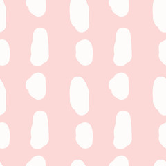 Hand drawn seamless pink irregular spot texture