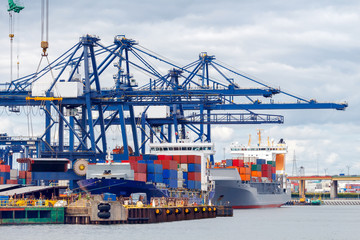 Fototapeta premium Gdynia. Sea port.