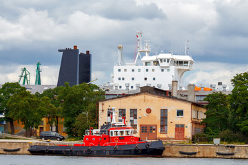 Gdynia. Sea port.