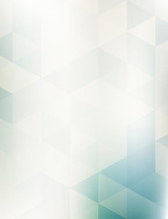 Abstract pale geometric pattern with triangles. Subtle background