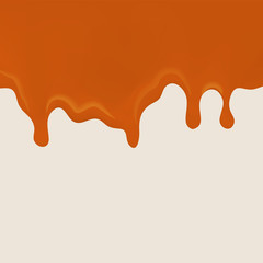 Dripping chocolate, cream, paint on dark back. illustration for your projects, invitations, cards, T-shirts, prints