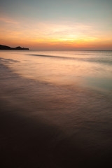 Obraz premium Minimalistic seascape at twilight