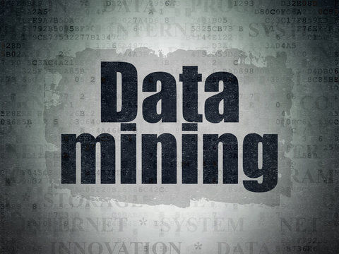 Data concept: Data Mining on Digital Paper background