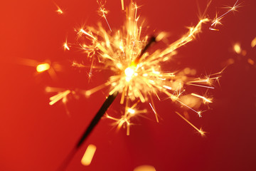 Obraz premium Christmas and newyear party sparkle